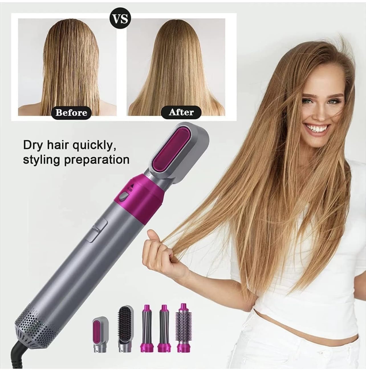 5-in-1 Hot Air Hair Styler & Curler